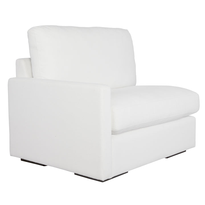 American Home Furniture | Uttermost - Refuge Arctic White Left Arm Facing Sofa