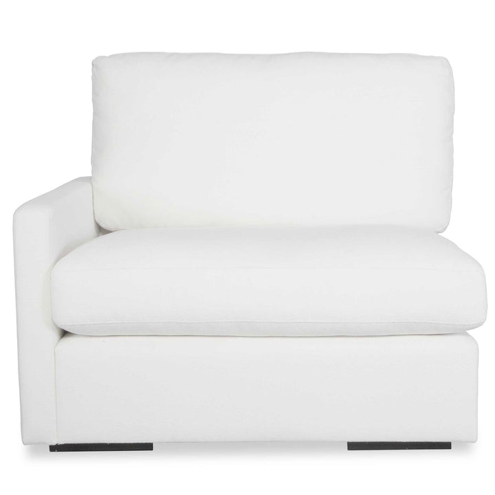 American Home Furniture Uttermost Refuge Arctic White Left Arm Facing Sofa