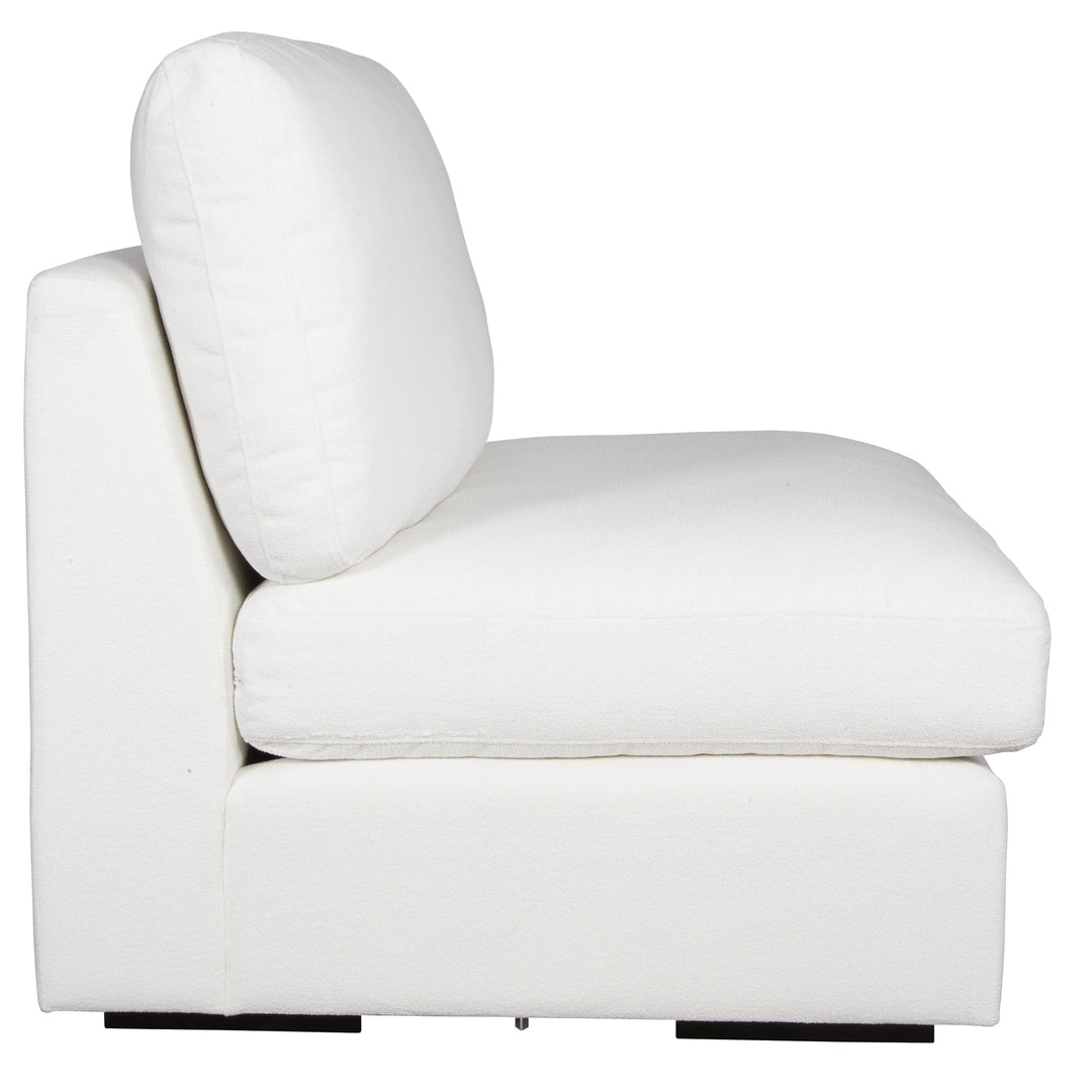 American Home Furniture | Uttermost - Refuge Armless Arctic White Sofa