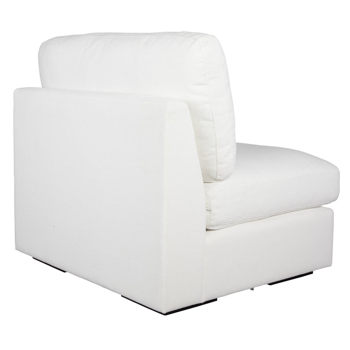 American Home Furniture | Uttermost - Refuge Armless Arctic White Sofa