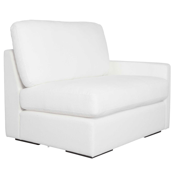 American Home Furniture Uttermost Refuge Arctic White Right Arm Facing Sofa