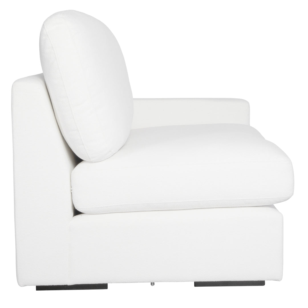 American Home Furniture | Uttermost - Refuge Arctic White Right Arm Facing Sofa