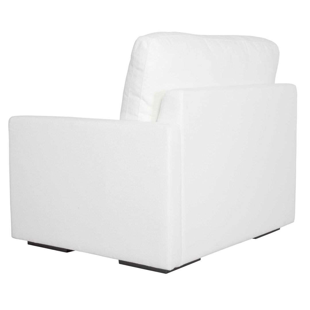 American Home Furniture Uttermost Refuge Arctic White Right Arm Facing Sofa