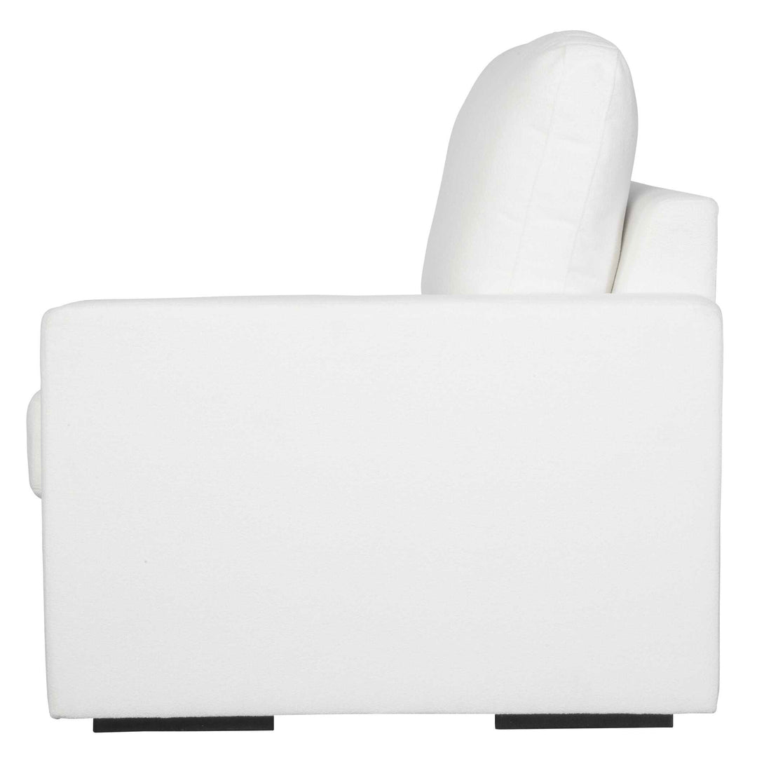 American Home Furniture Uttermost Refuge Arctic White Right Arm Facing Sofa