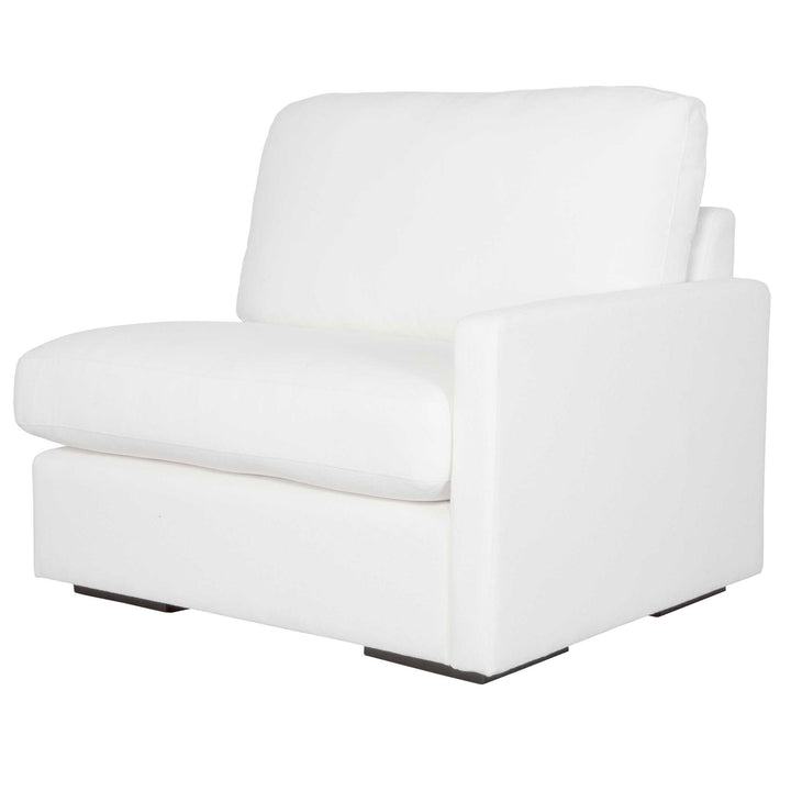 American Home Furniture Uttermost Refuge Arctic White Right Arm Facing Sofa