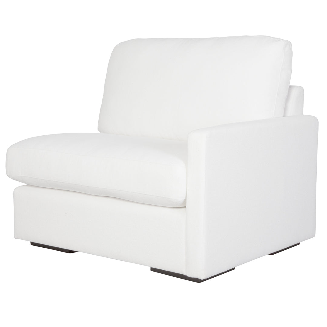 American Home Furniture | Uttermost - Refuge Arctic White Right Arm Facing Sofa