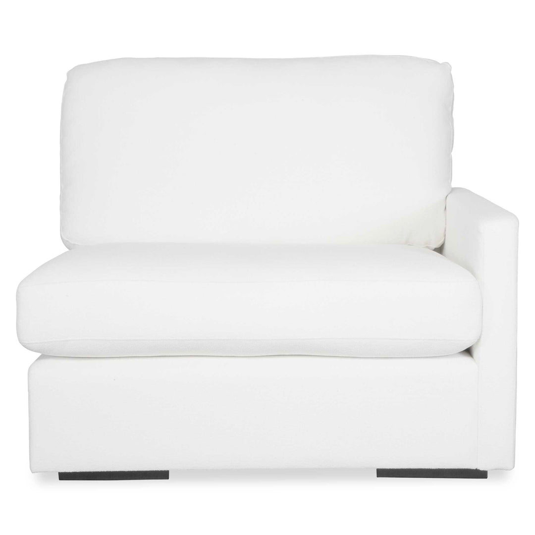 American Home Furniture Uttermost Refuge Arctic White Right Arm Facing Sofa
