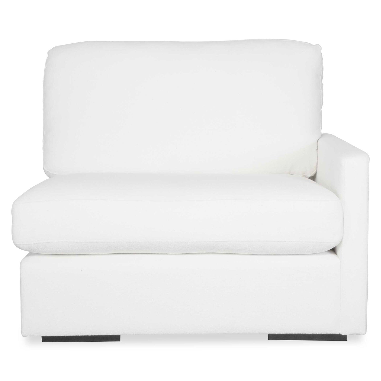 American Home Furniture Uttermost Refuge Arctic White Right Arm Facing Sofa