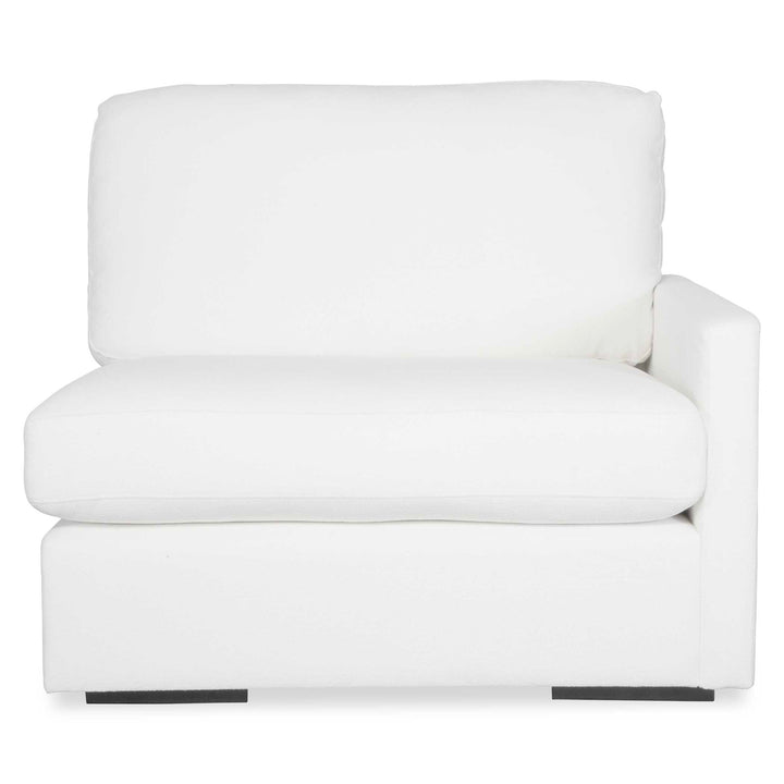 American Home Furniture Uttermost Refuge Arctic White Right Arm Facing Sofa