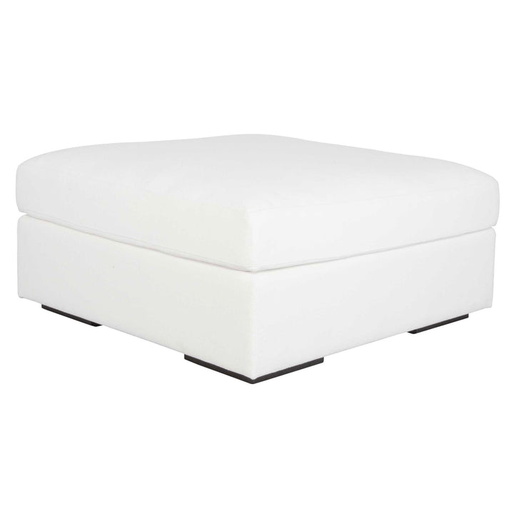 American Home Furniture Uttermost Refuge Arctic White Sofa Ottoman