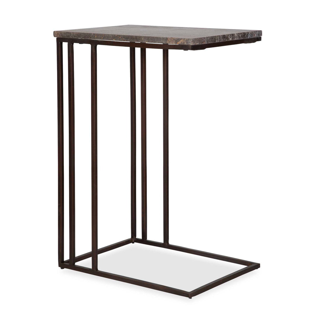 American Home Furniture Uttermost Theodore Travertine Accent Table