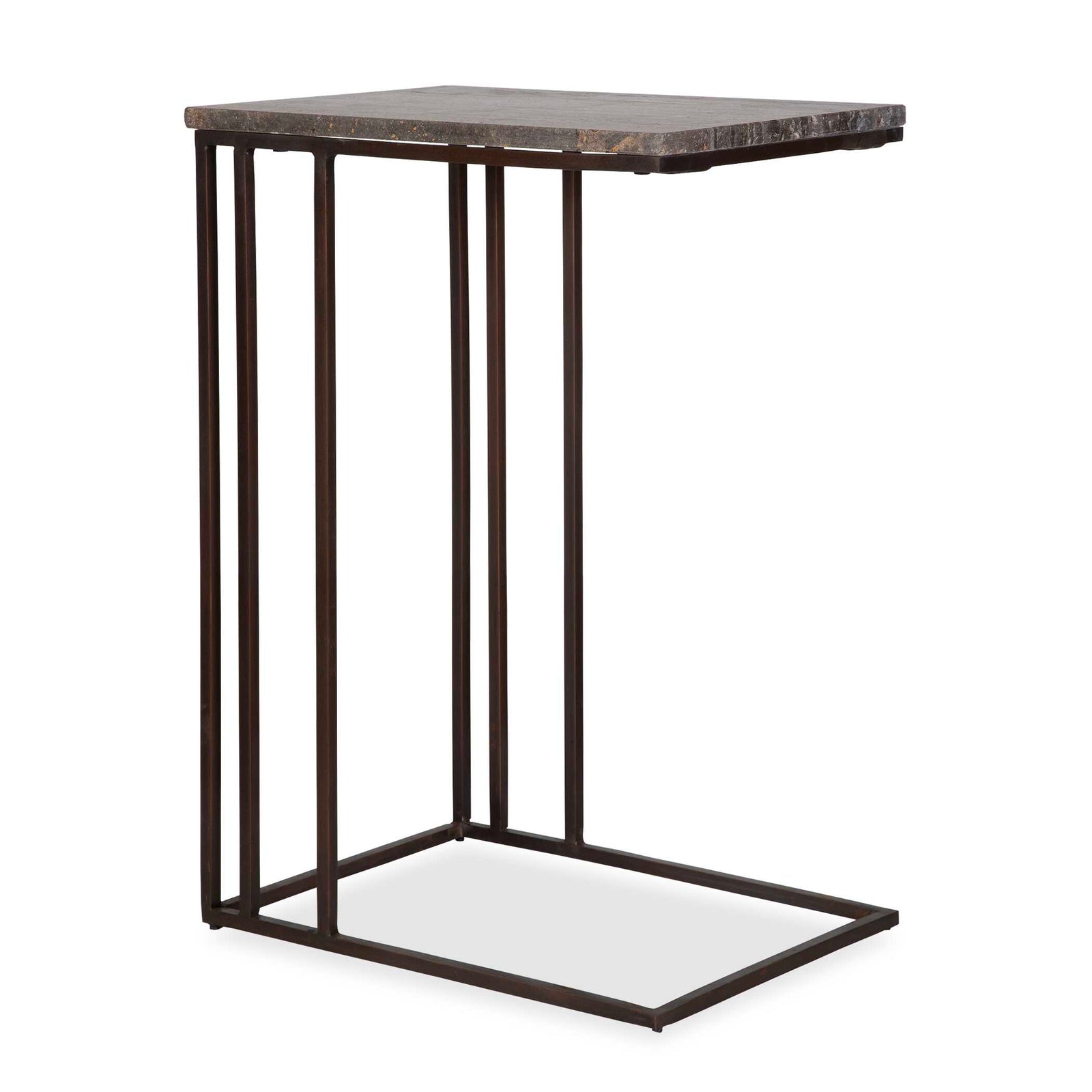 American Home Furniture Uttermost Theodore Travertine Accent Table