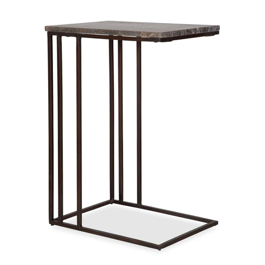 American Home Furniture Uttermost Theodore Travertine Accent Table
