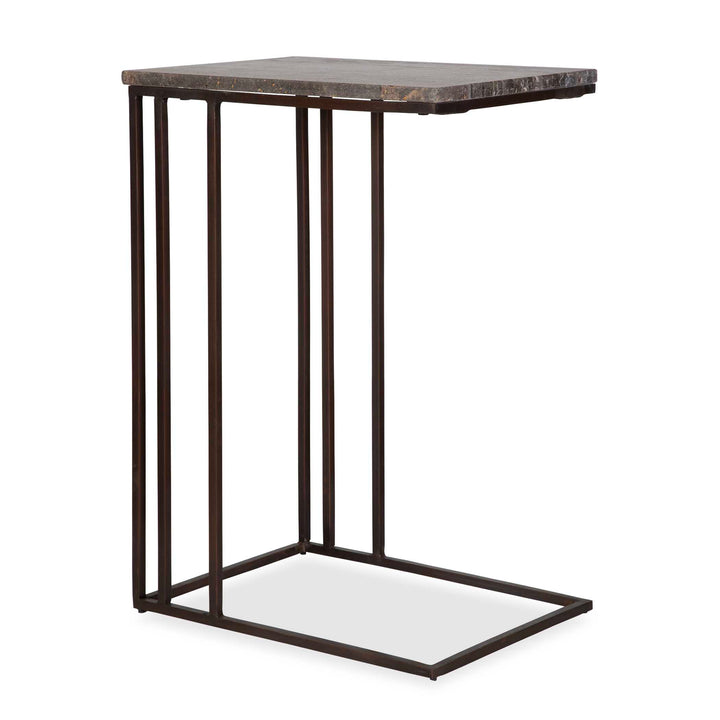 American Home Furniture Uttermost Theodore Travertine Accent Table