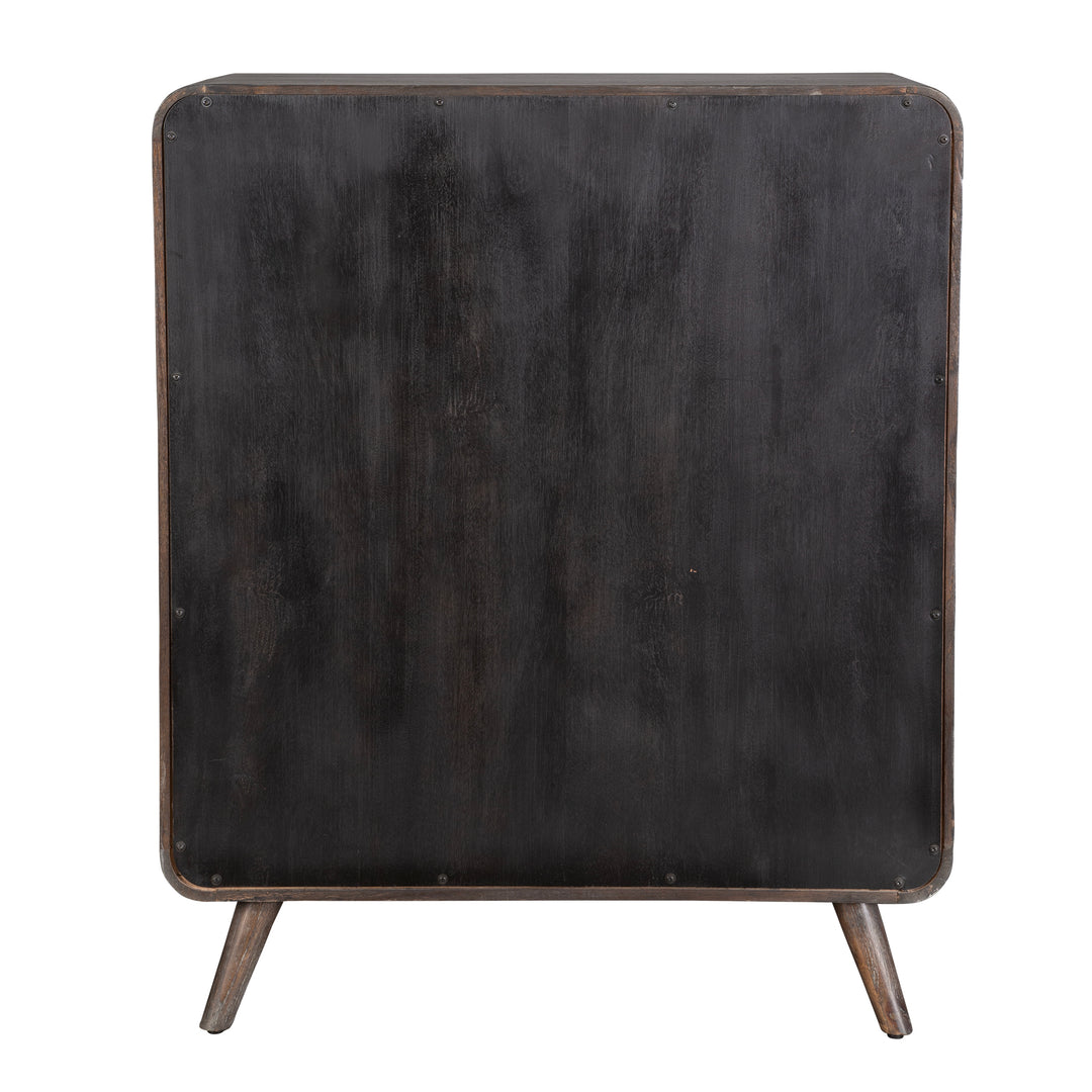 American Home Furniture Uttermost Hausen 2 Door Mid-Century Cabinet