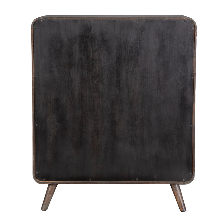 American Home Furniture Uttermost Hausen 2 Door Mid-Century Cabinet