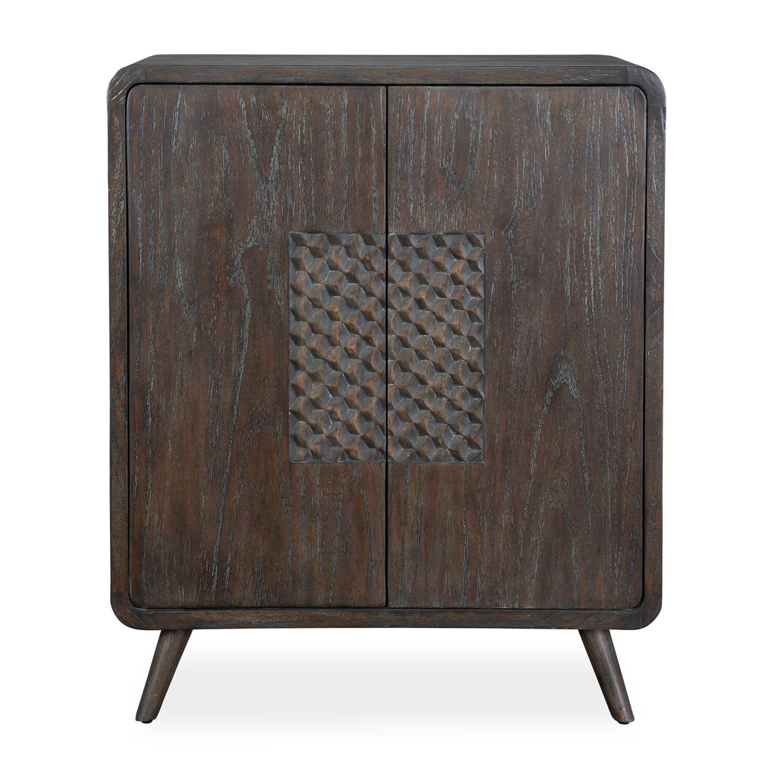 American Home Furniture Uttermost Hausen 2 Door Mid-Century Cabinet