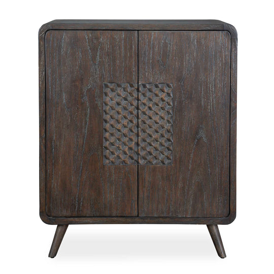 American Home Furniture Uttermost Hausen 2 Door Mid-Century Cabinet