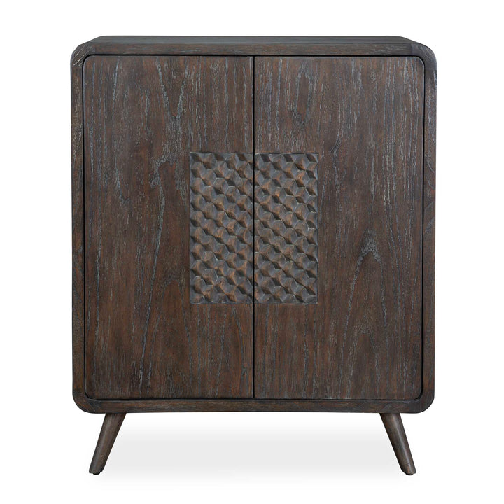 American Home Furniture Uttermost Hausen 2 Door Mid-Century Cabinet