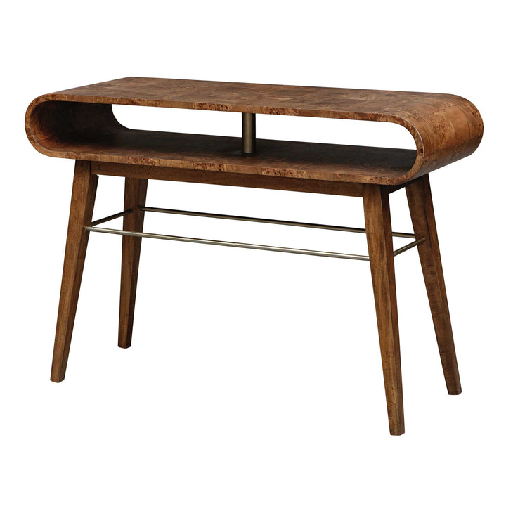 American Home Furniture Uttermost Ledger Mid-Century Console Table