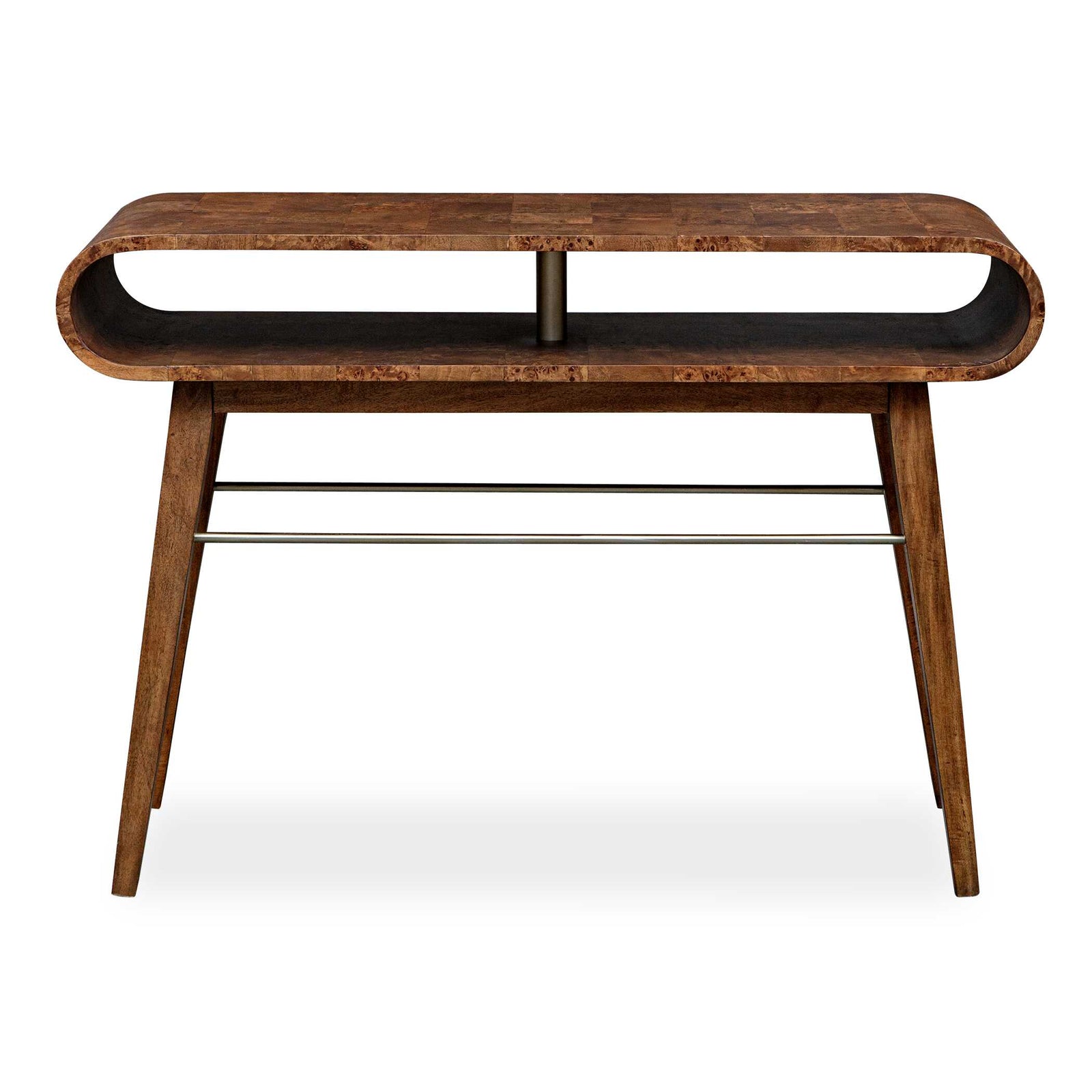 American Home Furniture Uttermost Ledger Mid-Century Console Table