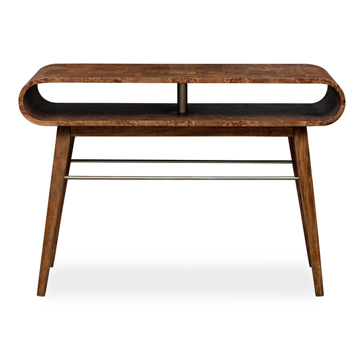 American Home Furniture Uttermost Ledger Mid-Century Console Table