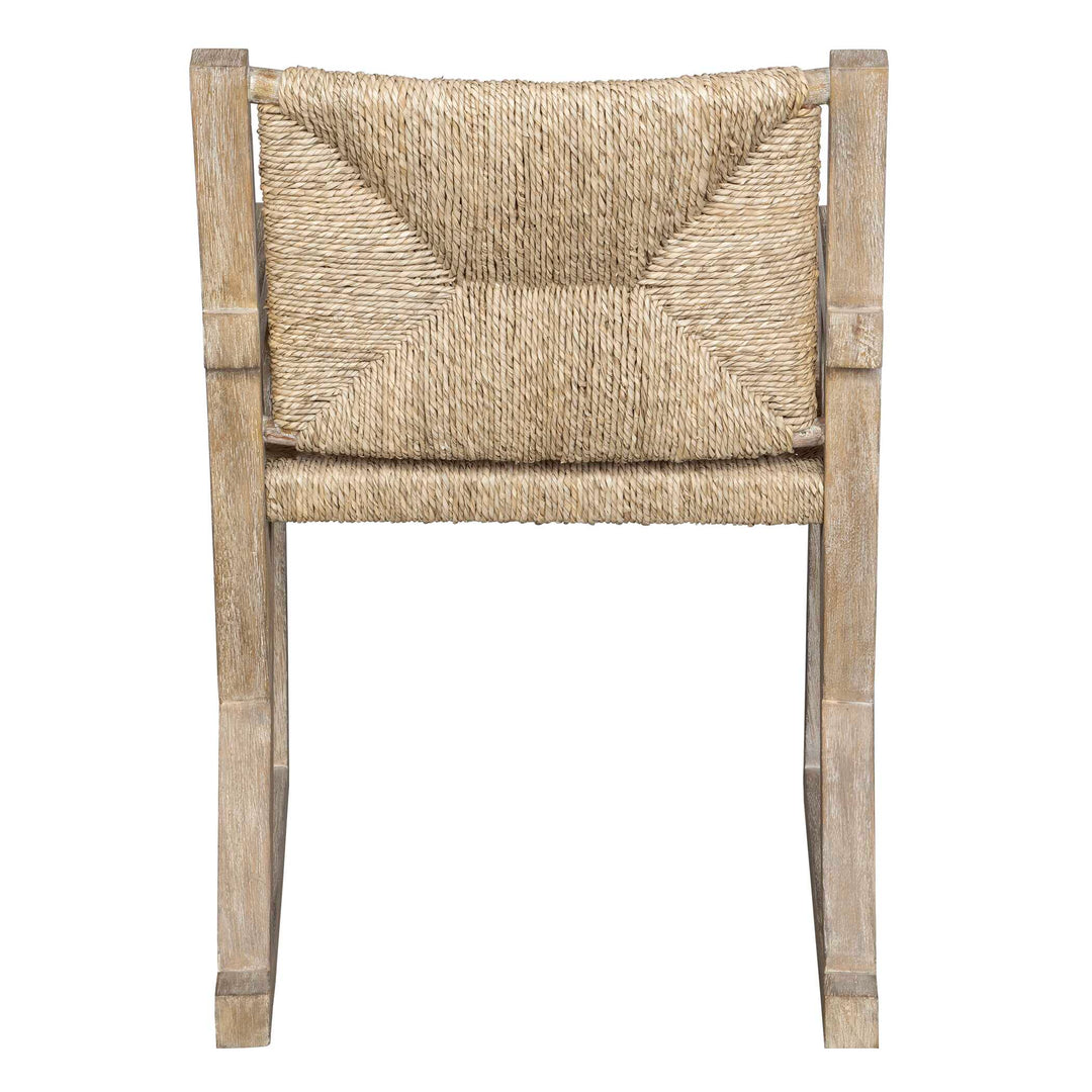 American Home Furniture Uttermost Chatham Seagrass Dining Chair Set of 2