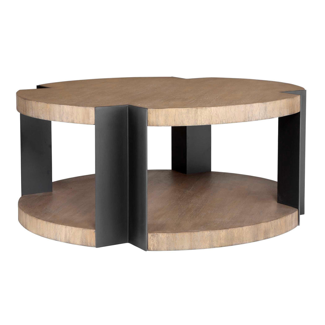 Loana Industrial Coffee Table - AmericanHomeFurniture