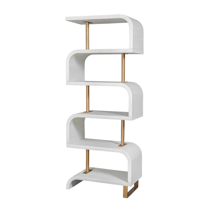 American Home Furniture Uttermost Bia White Etagere