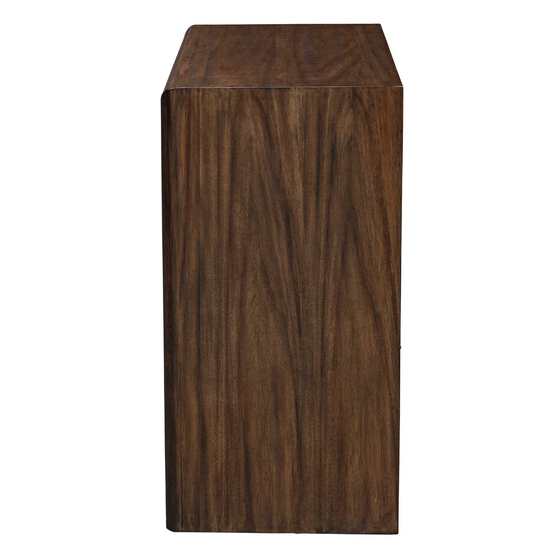 American Home Furniture Uttermost Bowtie 3 Drawer Mid-Century Chest