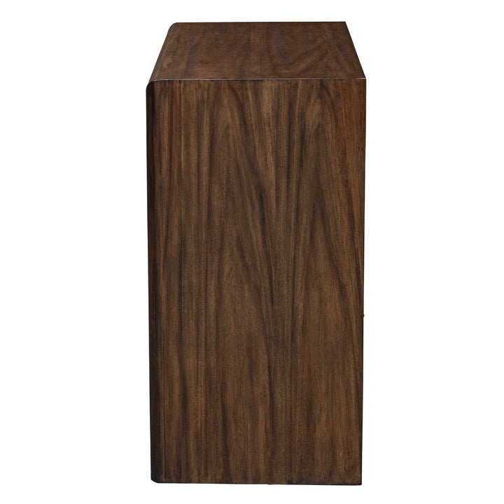 American Home Furniture Uttermost Bowtie 3 Drawer Mid-Century Chest