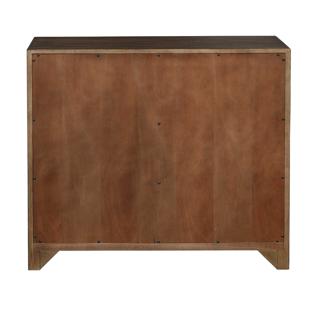 American Home Furniture Uttermost Bowtie 3 Drawer Mid-Century Chest