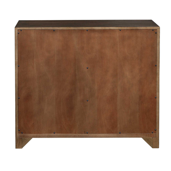 American Home Furniture Uttermost Bowtie 3 Drawer Mid-Century Chest