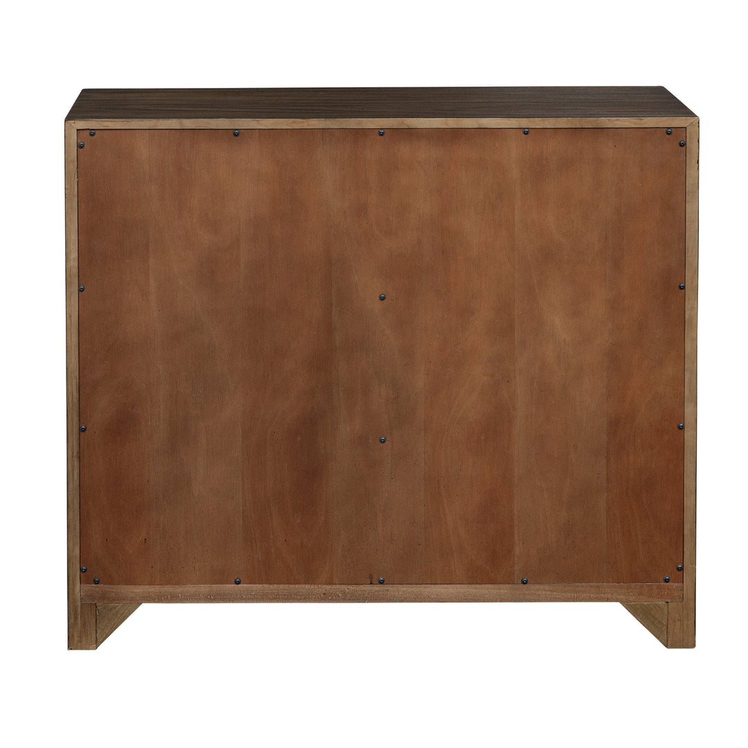 American Home Furniture Uttermost Bowtie 3 Drawer Mid-Century Chest