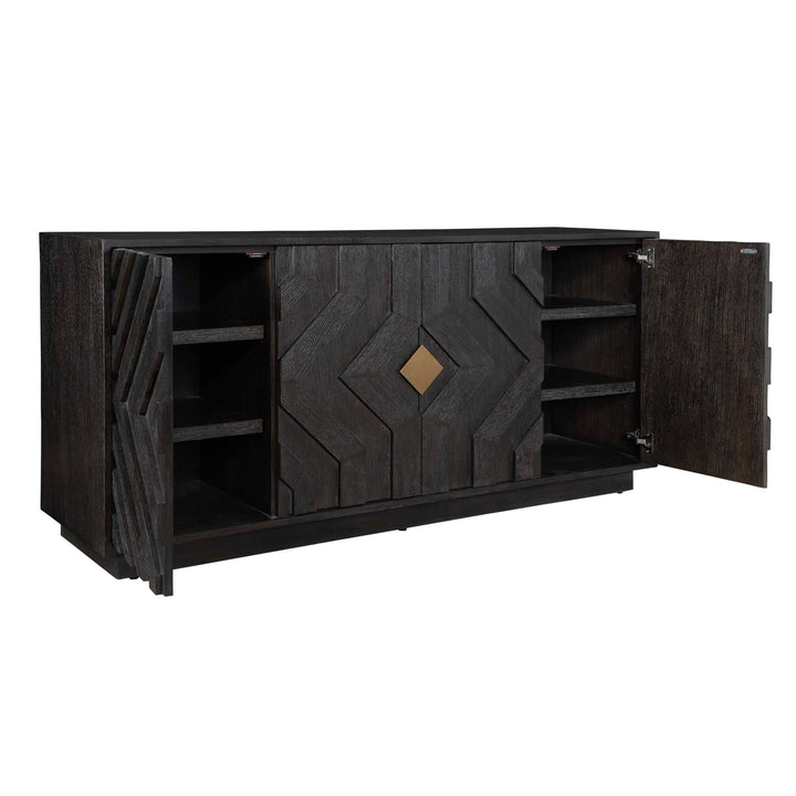 American Home Furniture Uttermost Faulkner 4 Door Cabinet