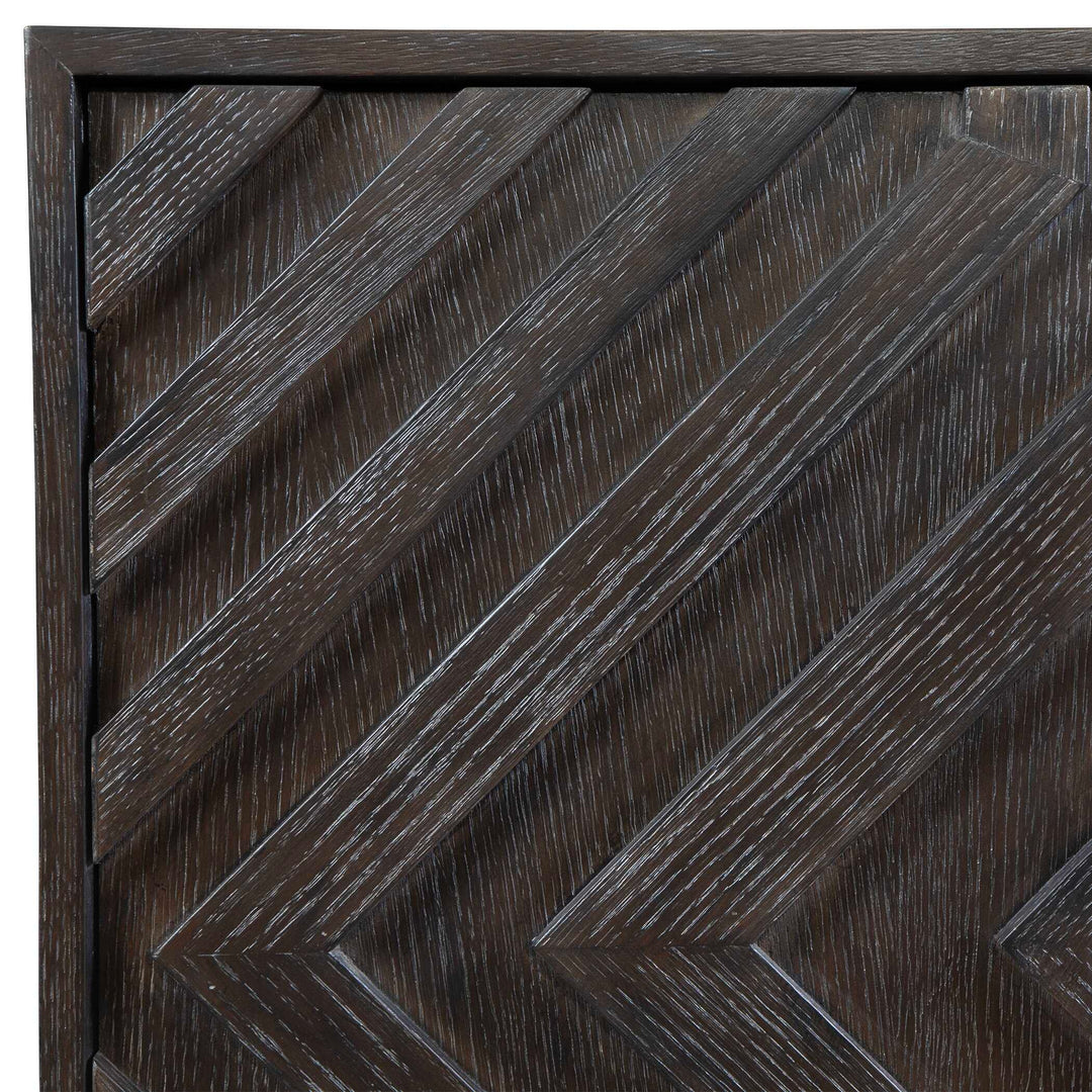 American Home Furniture Uttermost Faulkner 4 Door Cabinet