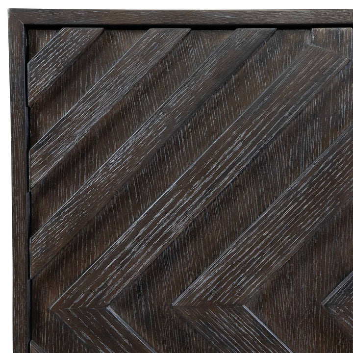 American Home Furniture Uttermost Faulkner 4 Door Cabinet