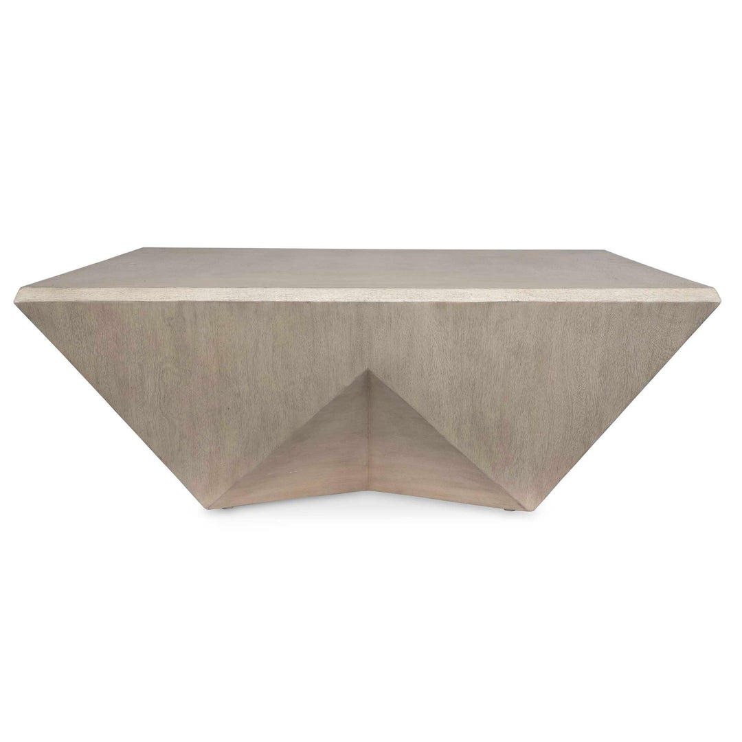 Collins Modern Light Gray Coffee Table - AmericanHomeFurniture