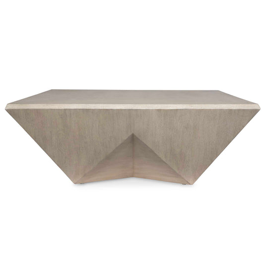 American Home Furniture Uttermost Collins Modern Light Gray Coffee Table