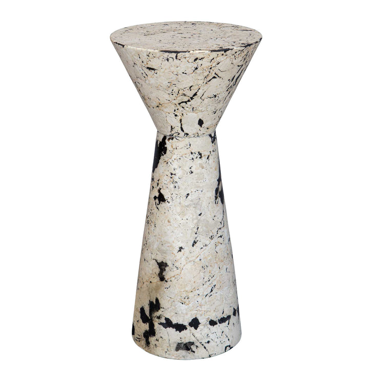 American Home Furniture Uttermost Lenora Stone Drink Table