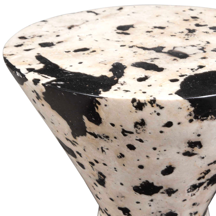 American Home Furniture Uttermost Lenora Stone Drink Table