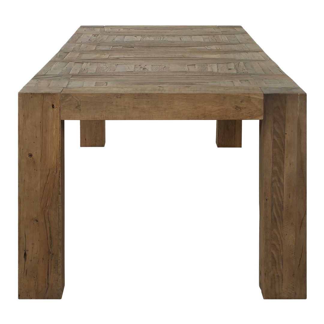 American Home Furniture Uttermost Aldan Reclaimed Oak Dining Table