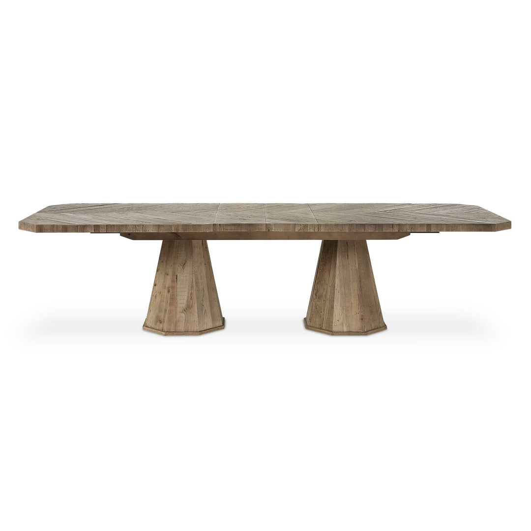 American Home Furniture Uttermost Caledon Reclaimed Oak Dining Table