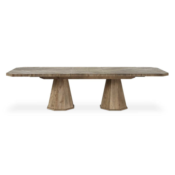 American Home Furniture Uttermost Caledon Reclaimed Oak Dining Table