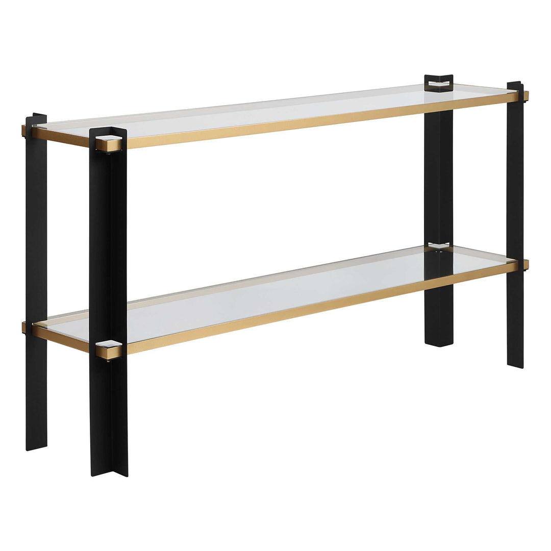 American Home Furniture Uttermost Cunene Contemporary Console Table