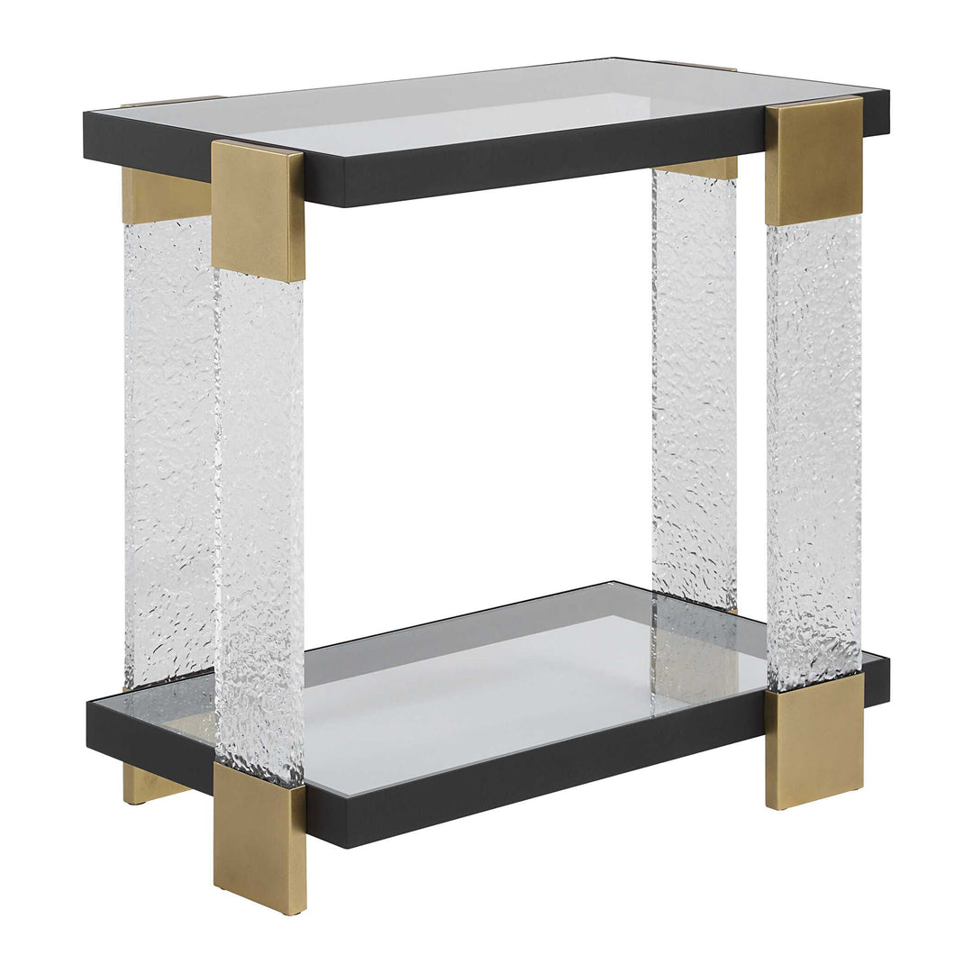 American Home Furniture Uttermost Bendena Modern Side Table