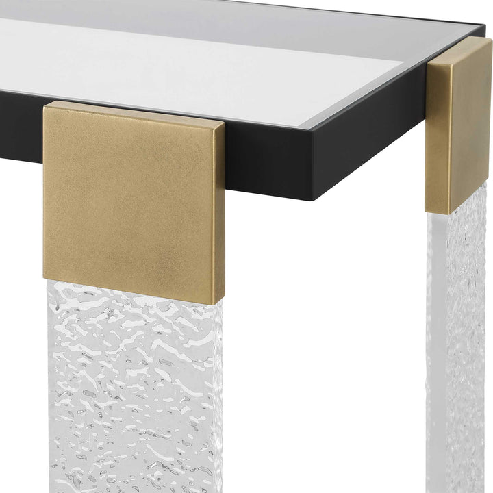 American Home Furniture Uttermost Bendena Modern Side Table