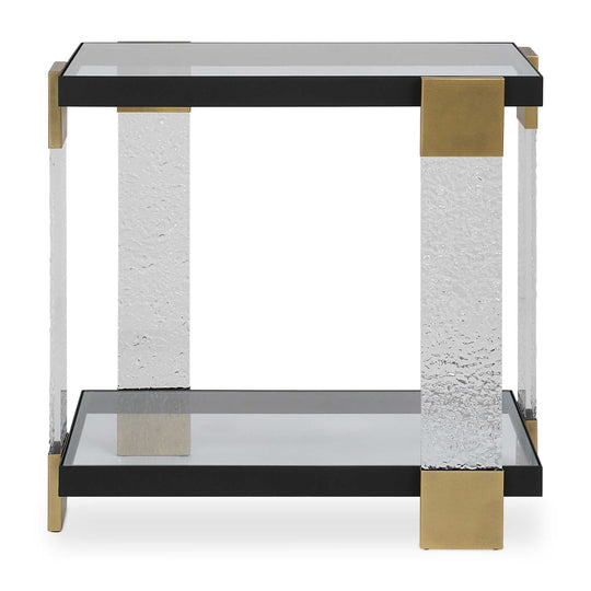 American Home Furniture Uttermost Bendena Modern Side Table