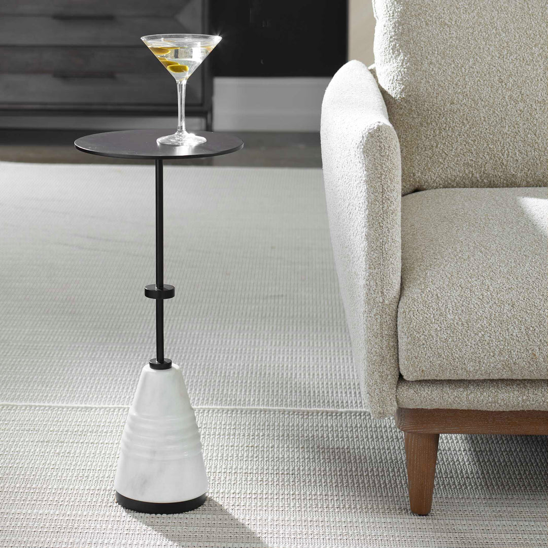 American Home Furniture Uttermost Kincaid Metal Drink Table