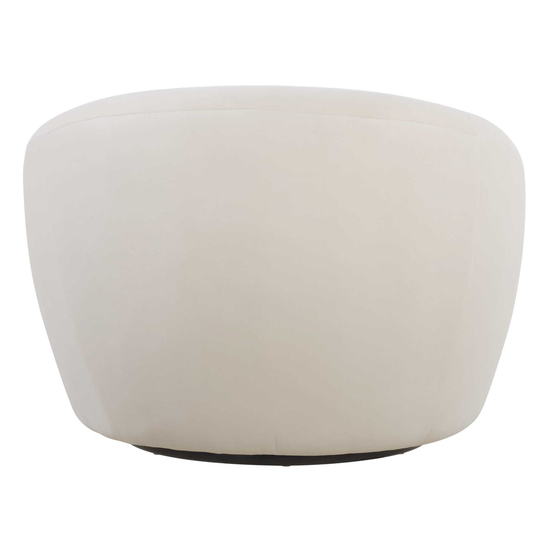 American Home Furniture Uttermost DeSoto Cream Swivel Chair